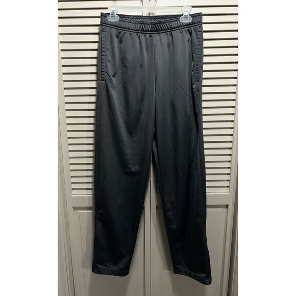 Xersion Dark Gray Polyester Sweatpants Size Small‎ Logo 3  Zip Ankle Pockets - Picture 1 of 8